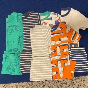 Carters Boys Short Sleeve Pajamas Size 7